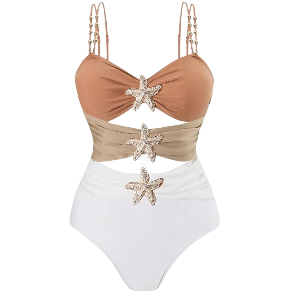 FLORENS - XXL Starfish Embellished One Piece